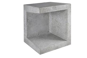 Hoek U-Element 40x40x50 cm Grijs
