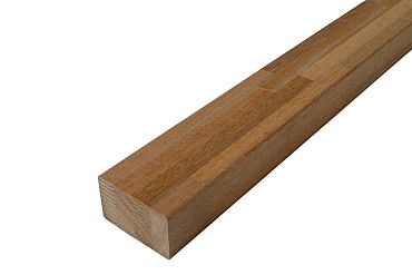 # Bangkirai regel 40x60mm glad fingerjoint gelamineerd L 390cm P418 KD12% Premium FCQ