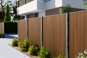 WPC Premium fence board Teak  21x160mm (wb 150mm) L-178cm FSC®100%