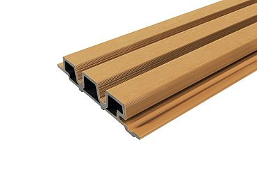 Klasse D WPC WEO35 cladding Red Cedar 33x170mm (wb 140mm) L 290cm - FSC®100% ( uitsluitend verticale