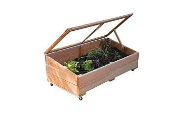 Moestuinbak met deksel