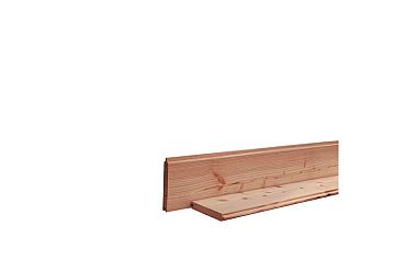 Douglas geschaafd blokhutprofiel 2,8 x 19,5 x 400 cm, onbehandeld.