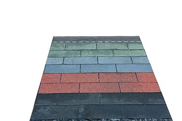 Dakshingles per pak # 3 m2, groen.