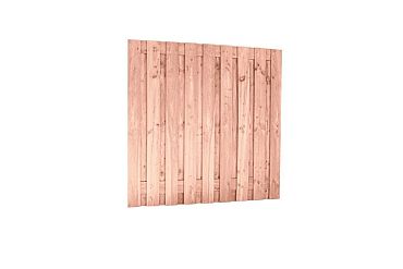 Douglas fijnbez plankenscherm 19-pl | 1,5x14 cm, 180 x 180 cm t.b.v. betonsysteem, onbehandeld.