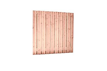 # Douglas gesch plankenscherm 21-pl | 1,6x14 cm, 180 x 180 cm t.b.v. betonsysteem, onbehandeld.