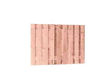 Douglas fijnbez plankenscherm 19-pl | 1,5x14 cm, 180 x 130 cm t.b.v. betonsysteem, onbehandeld.