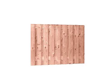 Douglas gesch plankenscherm 19-pl | 1,6x14 cm, 180 x 130 cm, onbehandeld.