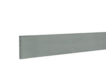 Betonplaat stampbeton 25 x 3,5 x 184 cm, grijs.