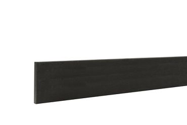 Betonplaat glad 24 x 3,5 x 224 cm, antraciet, gecoat.
