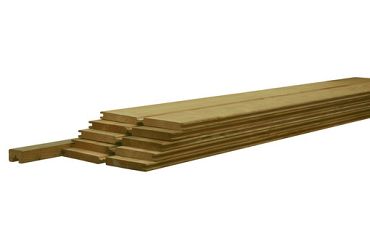Betowood scherm douglas + afdekkap 187 x 224 cm, groen geïmpregneerd.