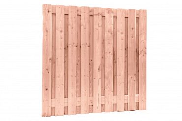 Douglas gesch plankenscherm 19-pl | 1,6x14 cm, 180 x 180 cm, onbehandeld.