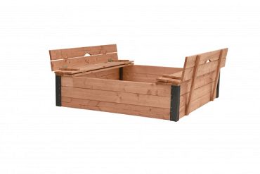 Douglas Zandbak Roy met deksel/zitbank 120 x 120 x 30 cm.