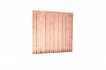# Douglas gesch plankenscherm 21-pl | 1,6x14 cm, 180 x 180 cm t.b.v. betonsysteem, onbehandeld.