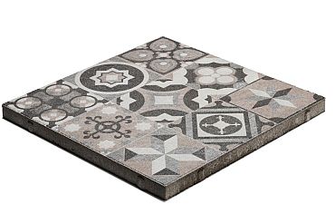GeoProArte® Mosaic 60x60x4 Md Taupe Deco