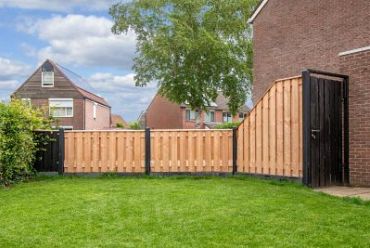 TC Betonpaal glad mdk 10 x 10 x 190 cm, ANTRACIET gecoat EINDPAAL