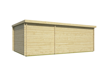 Blokhut - Tuinhuis Flow 2.0 | 40 mm | vuren Red Class Wood geïmpregneerd