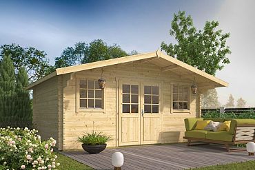 Blokhut - Tuinhuis Pavel | 44 mm | vuren Red Class Wood geïmpregneerd