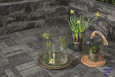 Splitblok 15x15x60 cm Grey mix 2.0 ( vepakt op ww pallet)