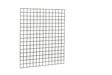 Gaaspaneel zwart, maas 10x10cm