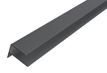 Alu WEO Essential Gardenwall F-profiel Dark Grey 35x45mm L-300 cm RAL7022
