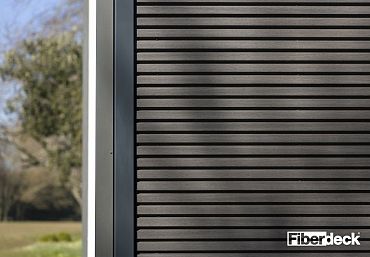 Klasse D WPC WEO35 cladding Dark Grey 33x170mm (wb 140mm) L 290cm - FSC®100% ( uitsluitend verticale