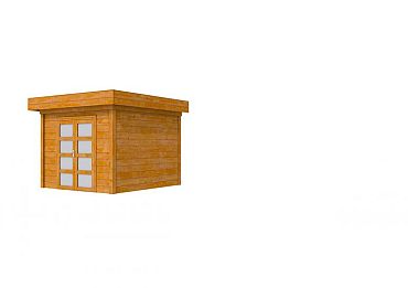 Douglas Topvision Roek, 298 x 298 cm, transparant gespoten.