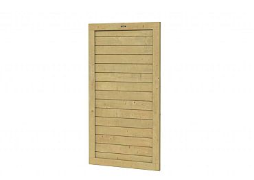 Vuren tuindeur Hillhout Basic Excellent, 100 x 180 x 4,5 cm, groen geïmpregneerd