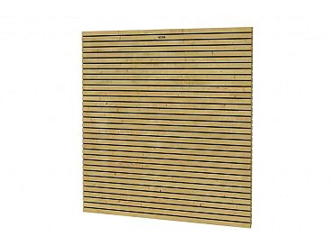 Vuren tuinscherm Elan Excellent, 180 x 180 cm, groen geïmpregneerd.