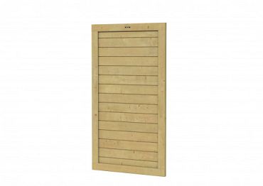 Vuren tuindeur Hillhout Basic Excellent, 100 x 180 x 4,5 cm, groen geïmpregneerd