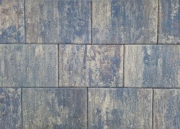 H2O terrastegel 20x30x6 cm Metallica corten ( verpakt op ww pallet)