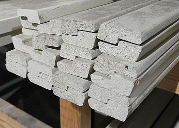 Glaslat S3 15x32mm 100mu met sponning L=4.60m