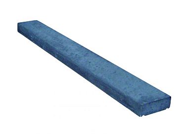 Muurafdekband vlak 15x100x5cm, antraciet beton