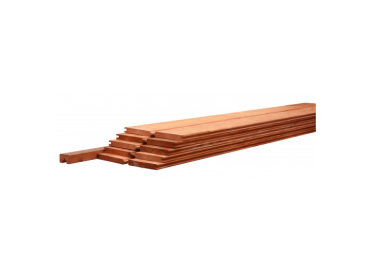Betowood scherm douglas +  afdekkap 187 x 224 cm, kleurloos geïmpregneerd.