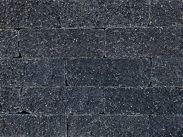 Getrommelde Splitblok 32x13x11 cm Nero 2.0 ( verpakt op ww pallet)