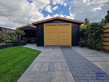 Patio terrastegel 60xx60x4 cm Metalicca corten ( verpakt op ww pallet)