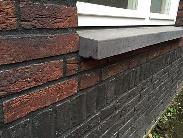 Raamdorpel 12x100/9x4 cm Grijs - Te bestellen op maat tot 1.50m