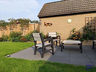 Patio terrastegel 60x60x4 cm Black ( verpakt op ww pallet)