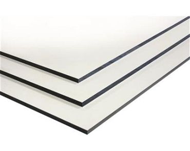 Abet MEG 819 Unie 6mm - 305 x 130 cm - wit / 2-zijdig