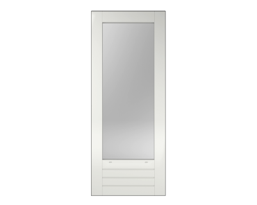 Merbau deur B14+  bw 45,5cm    39x140mm  vzv ventilatie sleuven en voorgeboorde isolatten