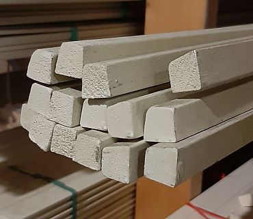 Glaslat A2 17x19mm 80mu L=4.60m