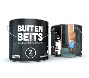 Douglas buiten beits 2,5 liter, zwart.