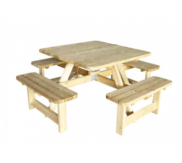 Picknicktafel Vierkant