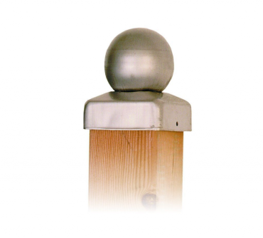 Paalornament bol 7x7 RVS 042168