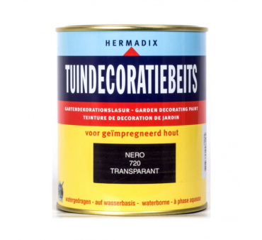 Hermadix Tuindecoratiebeits 720 nero  750ml