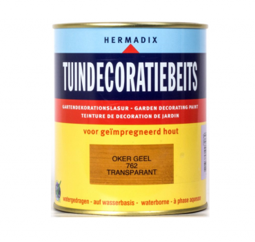 Hermadix Tuindecoratiebeits 762 oker geel 750ml