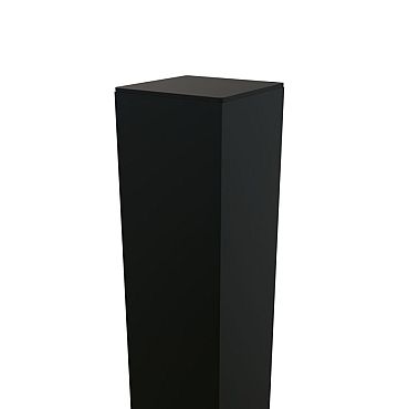 Boston Aluminium poortpaal 90x90mm hol L-275cm dikte 4 mm RAL9005