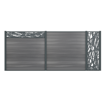 Boston Decopaneel Hera horizontaal 30x175cm RAL7016 dikte 2mm