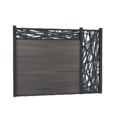 Boston Decopaneel Hera horizontaal 30x175cm RAL7016 dikte 2mm