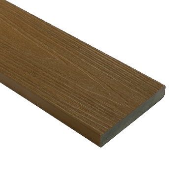 WPC 22,5x138mm Fiberdeck Premium Teak kantplank massief L=3.00m FSC®100%