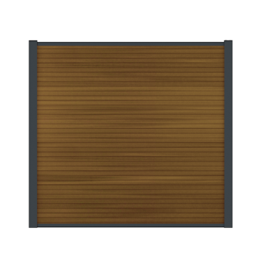 WPC fence board Modern Teak 21x160mm (wb 150 mm) L-178cm FSC®100%